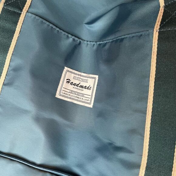 Handmade workshop | duffle bag expandable blue - Picture 2 of 10